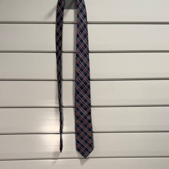 Pronto Uomo Other - Pronto Uomo Classic Plaid Tie in Red and Blue